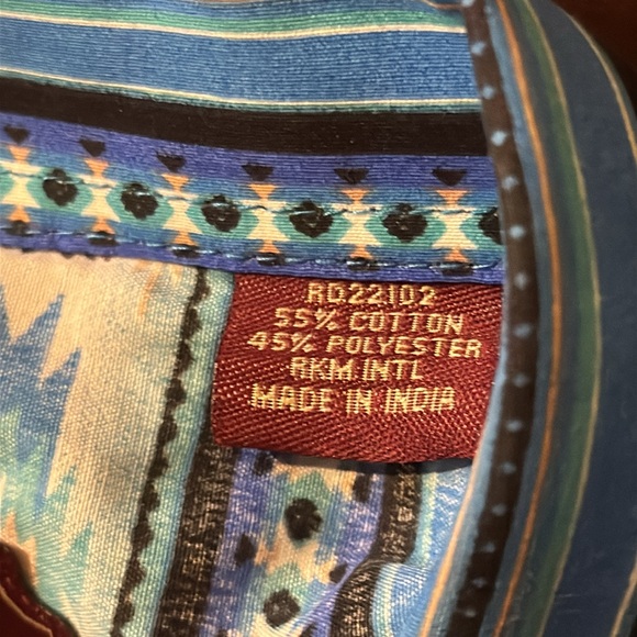 Rafter C Men’s Long Sleeve Pearl-snap Shirt - Picture 6 of 6